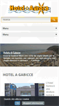 Mobile Screenshot of hotelauroragabiccemare.com